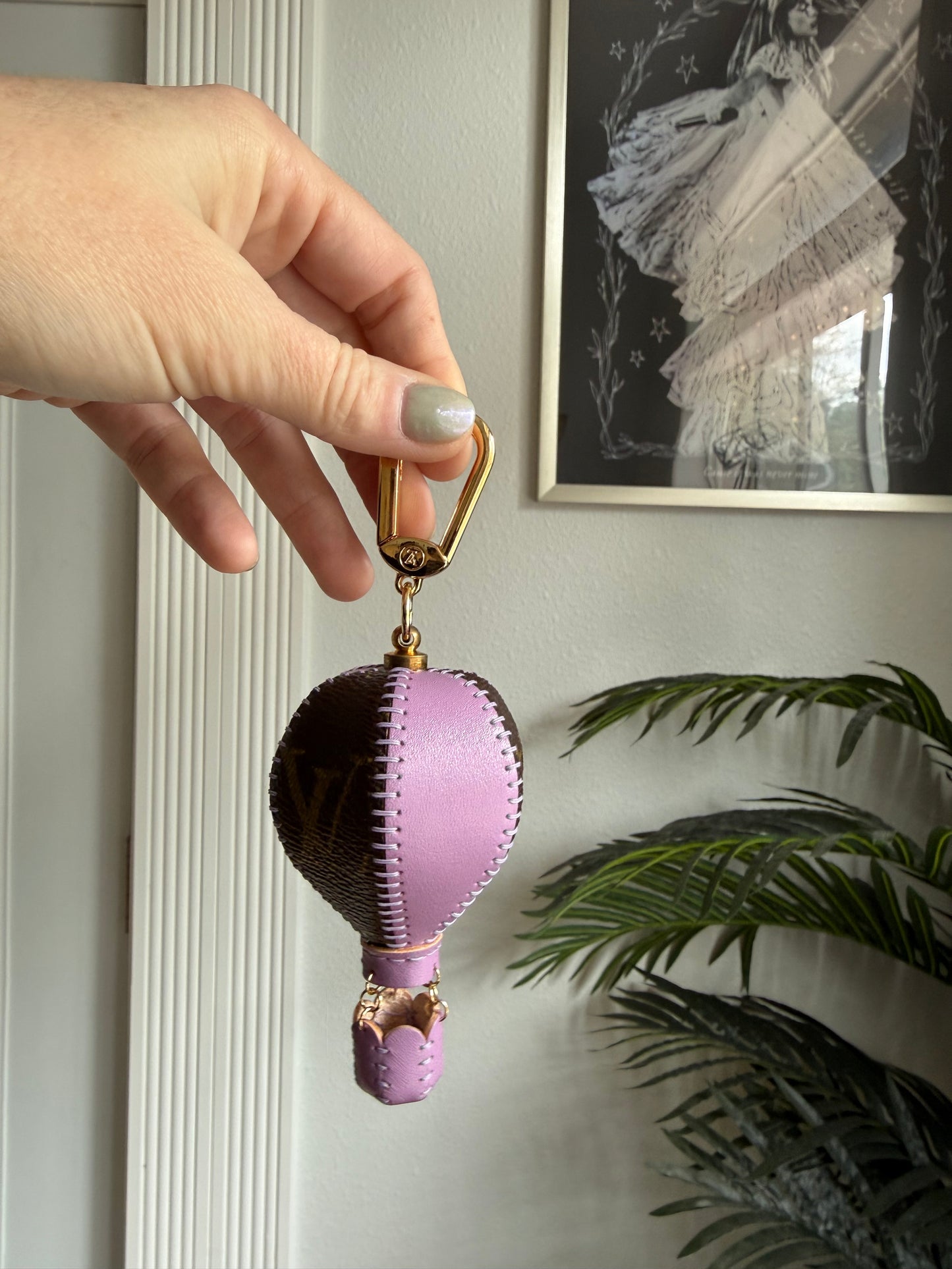LAVENDER HAZE Hot Air Balloon Charm