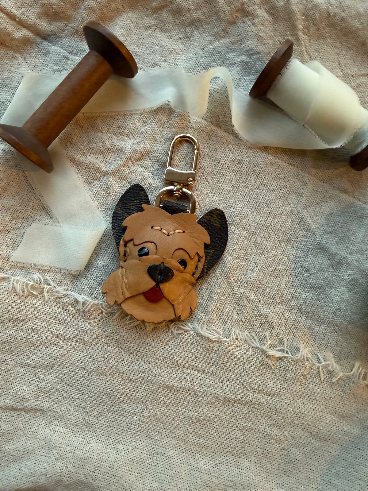 Handmade Terrier Dog Bag Charm