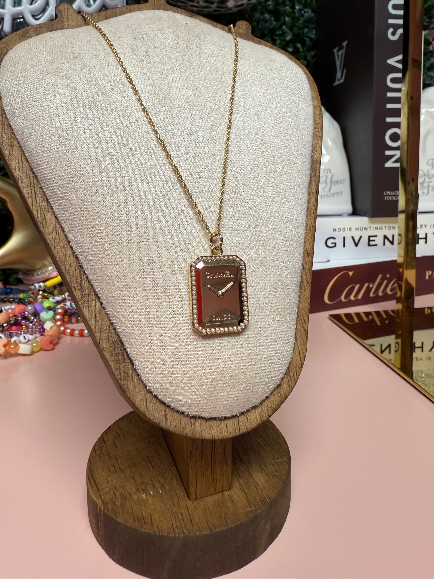 READY FOR IT?! Vintage Upcycled Lux CC Charm Necklace