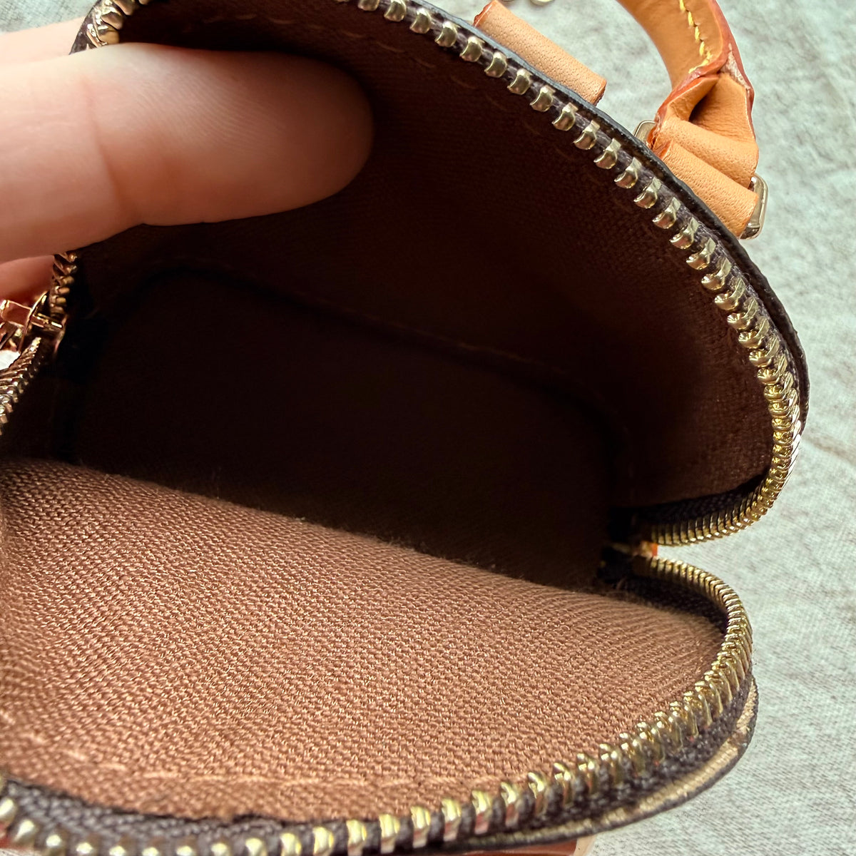 Handmade Luxury Micro Dome Bag Charm