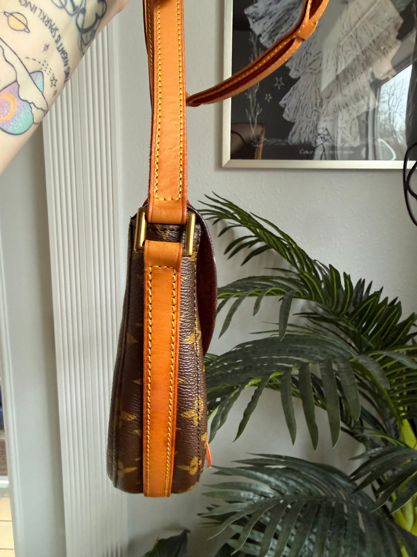 Authentic Preloved Vintage Luxury 1990 Louis Vuitton Chantilly PM Classic Crossbody Bag