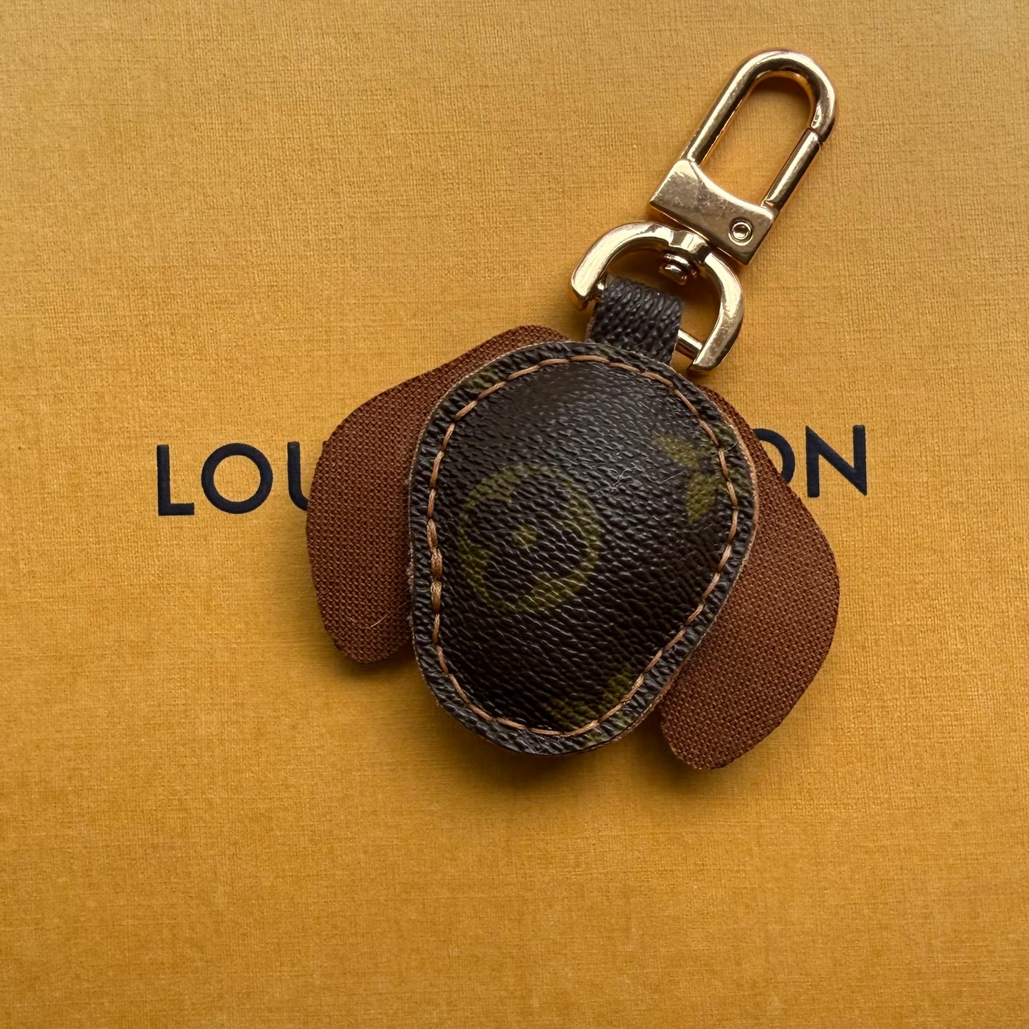 VINYL the Vizsla || Handmade Upcycled Luxury Artisan Dog Pet Lover Bag Charm