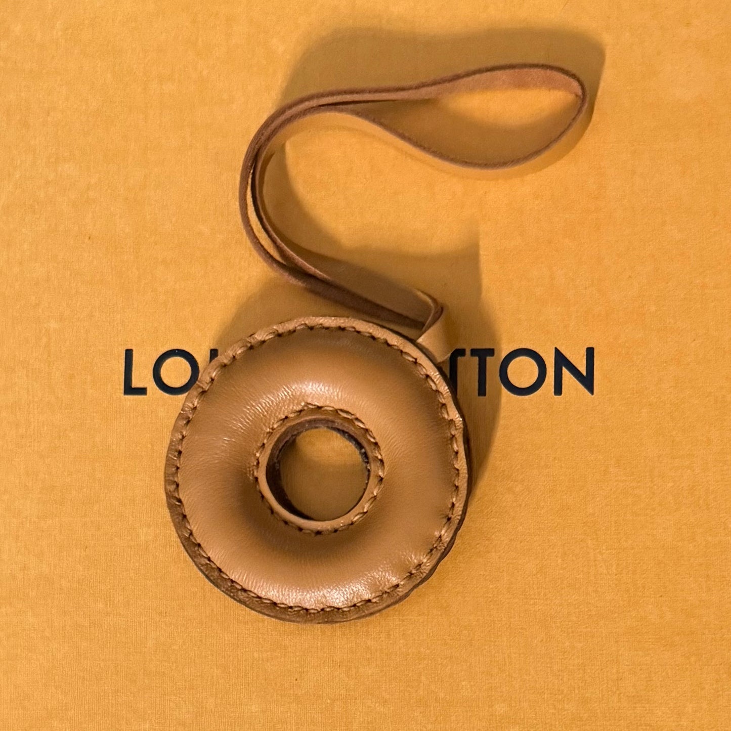 RONAN || Handmade Upcycled Luxury Leather Donut Bag Charm