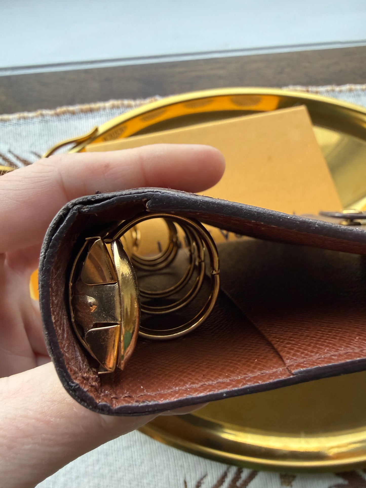 Authentic Preloved 2002 LV Agenda MM in Mono - Complete Set