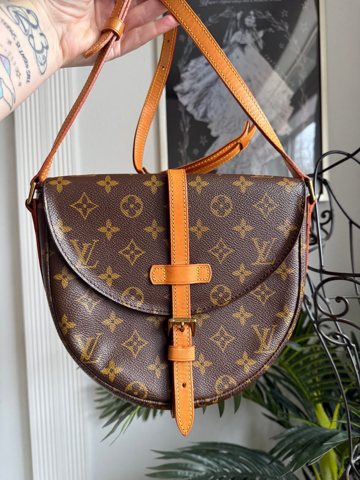 Authentic Preloved Vintage Luxury 1990 Louis Vuitton Chantilly PM Classic Crossbody Bag