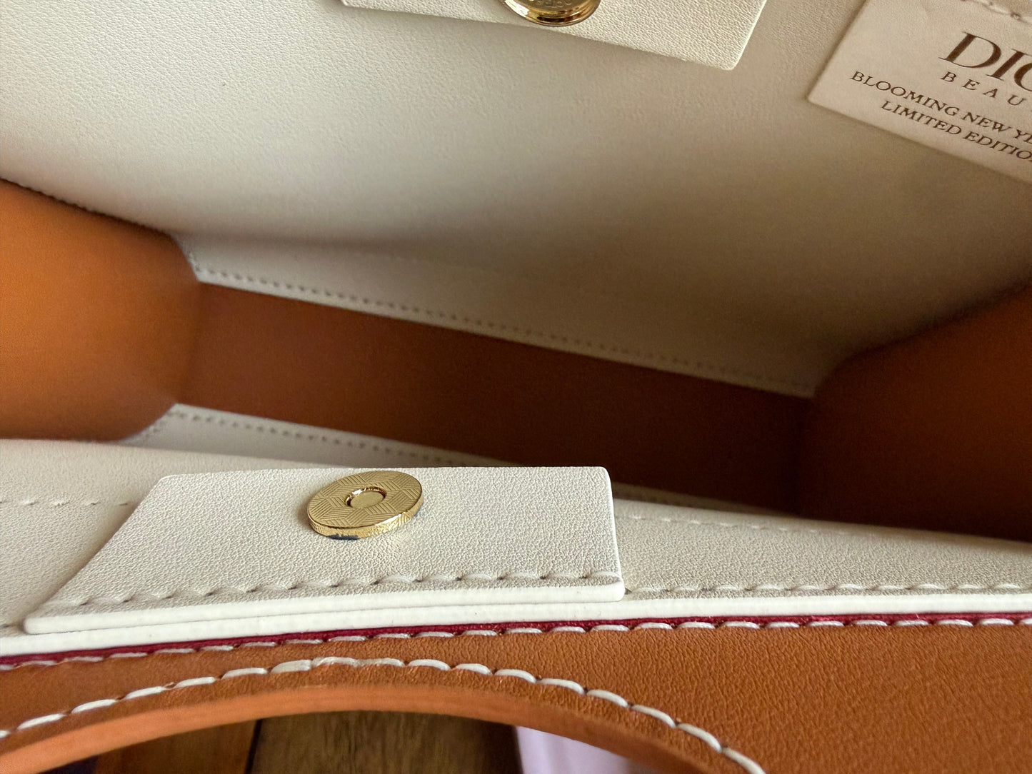 { OUR SONG } Handmade Vegan Leather + Dior Blooming Red Dusty Tote