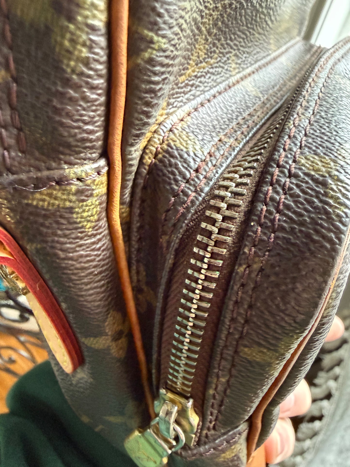 Authentic Preloved Reimagined Studded Vintage 2006 LV Amazone Bag