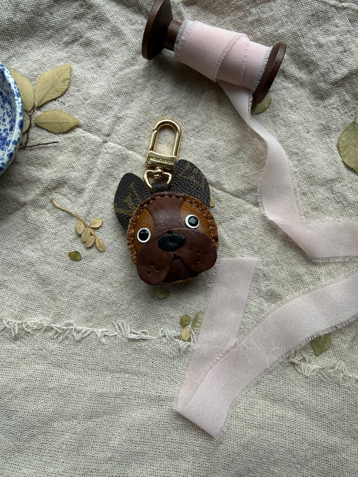Handmade Frenchie Dog Bag Charm *Various Colors