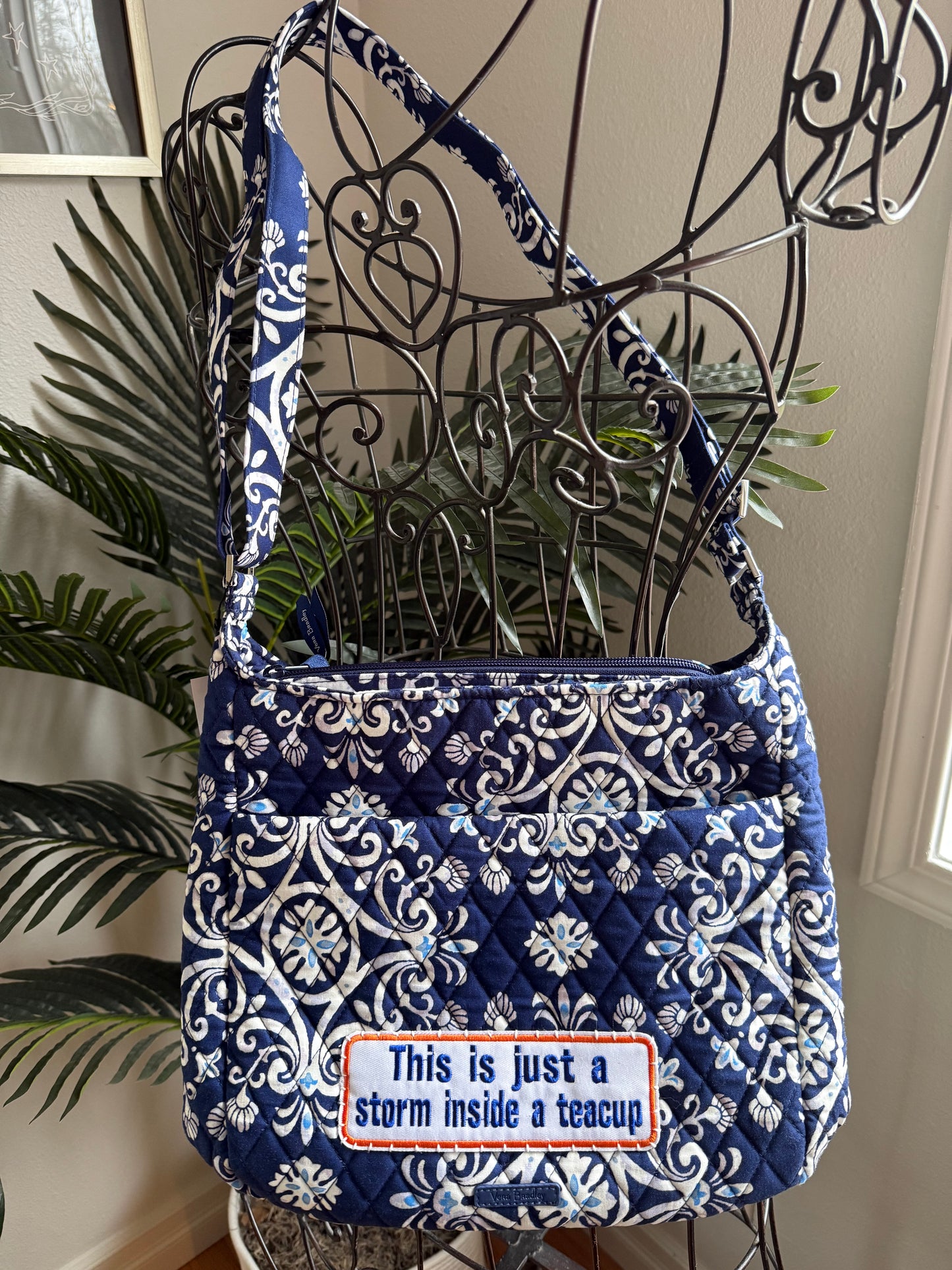 { TEACUP } Preloved Authentic Reimagined V Bradley Quilted Tote