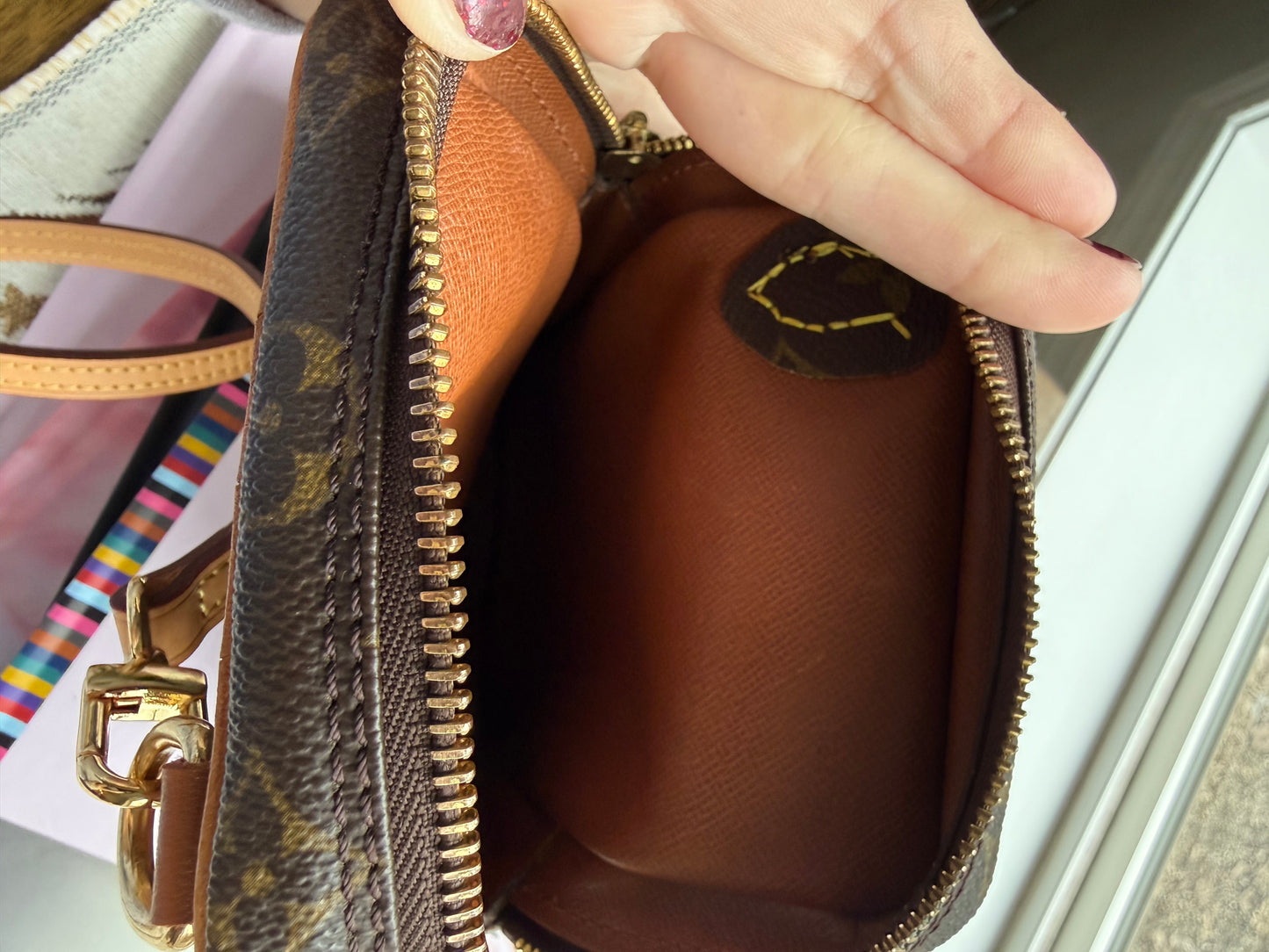 Authentic Preloved Vintage LV Mini Amazone Bag