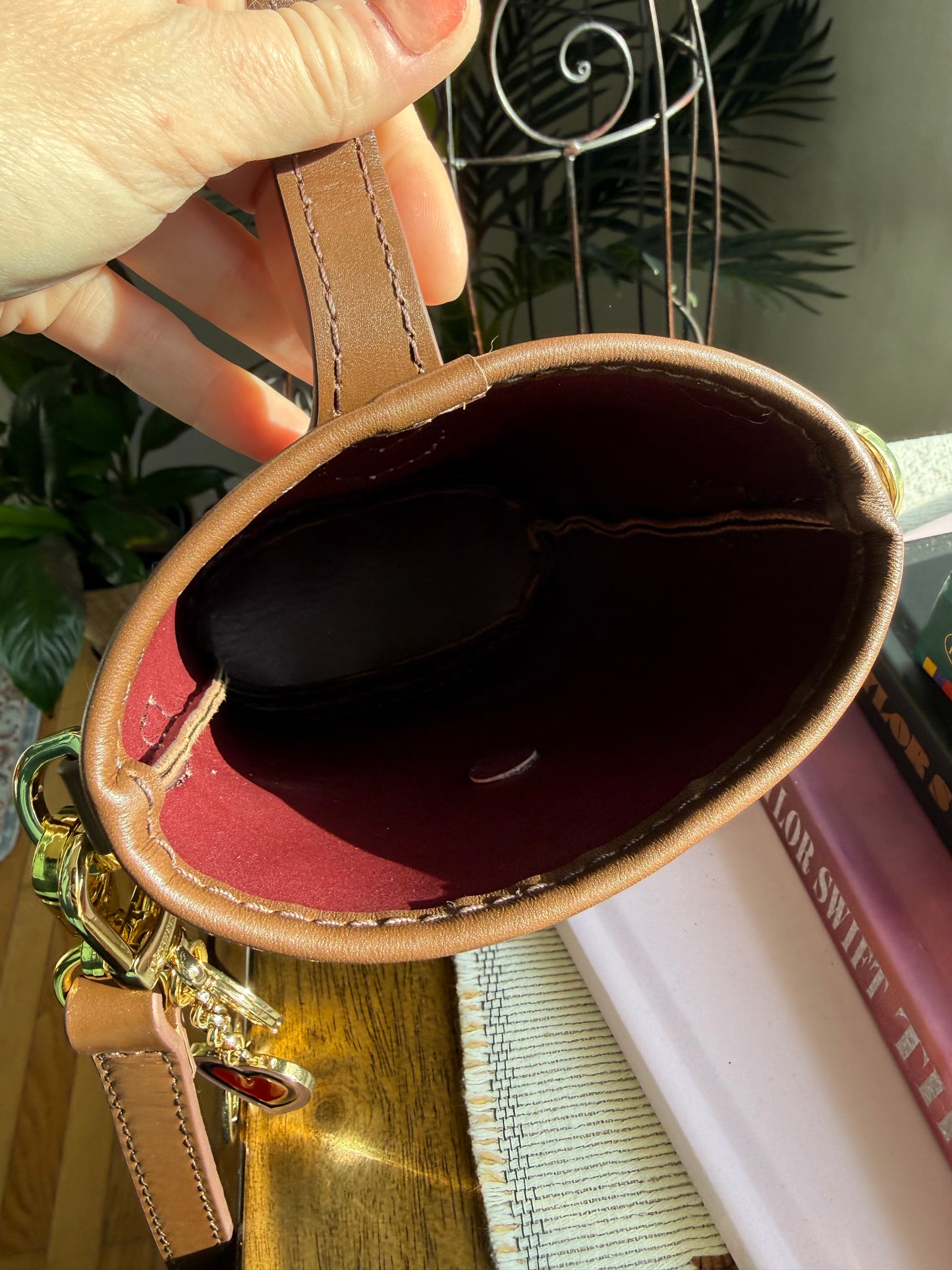 BEGIN AGAIN Leather & Mono Handmade Upcycled Mini Bag