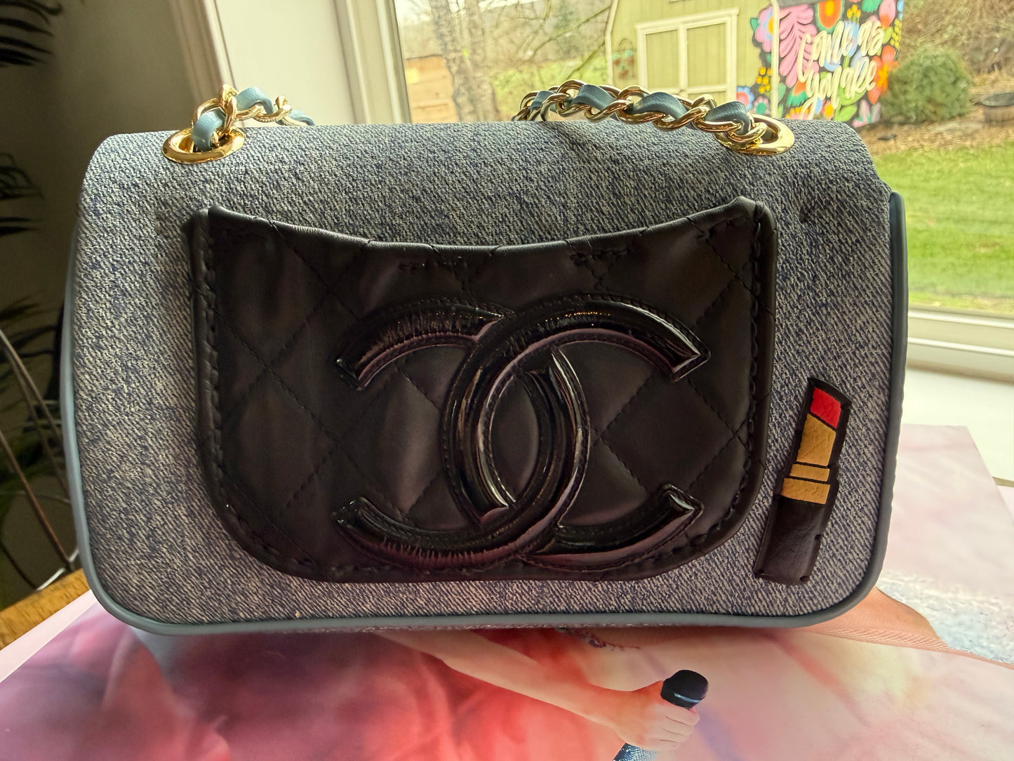 Handmade Reimagined CC Charmed Denim Bag
