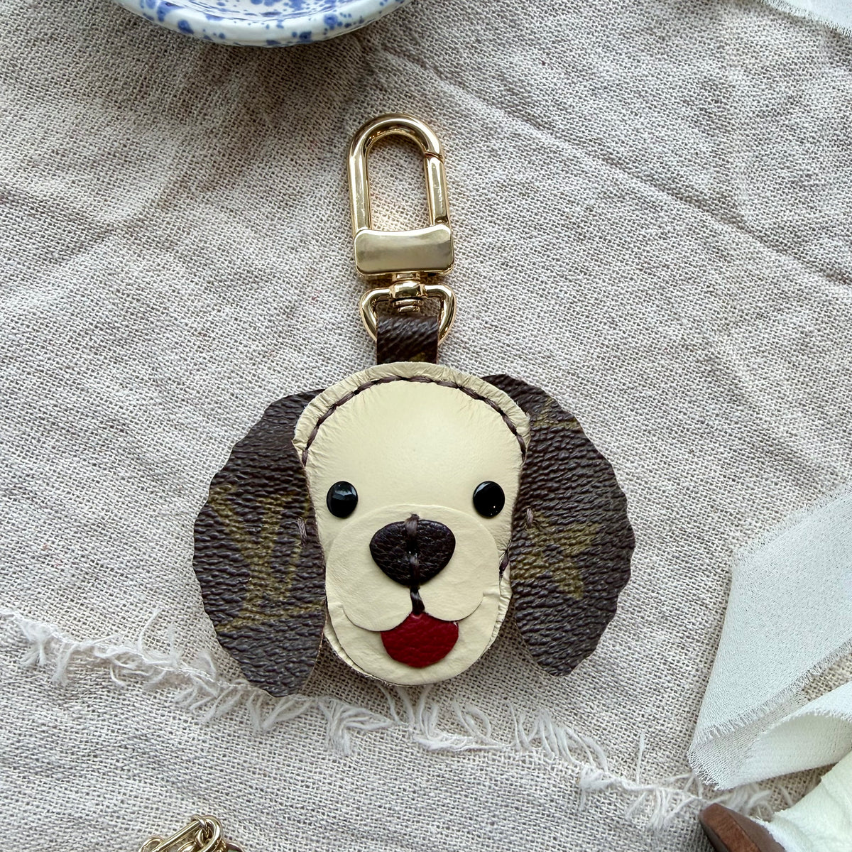SADIE || Handmade Spaniel Dog Bag Charm