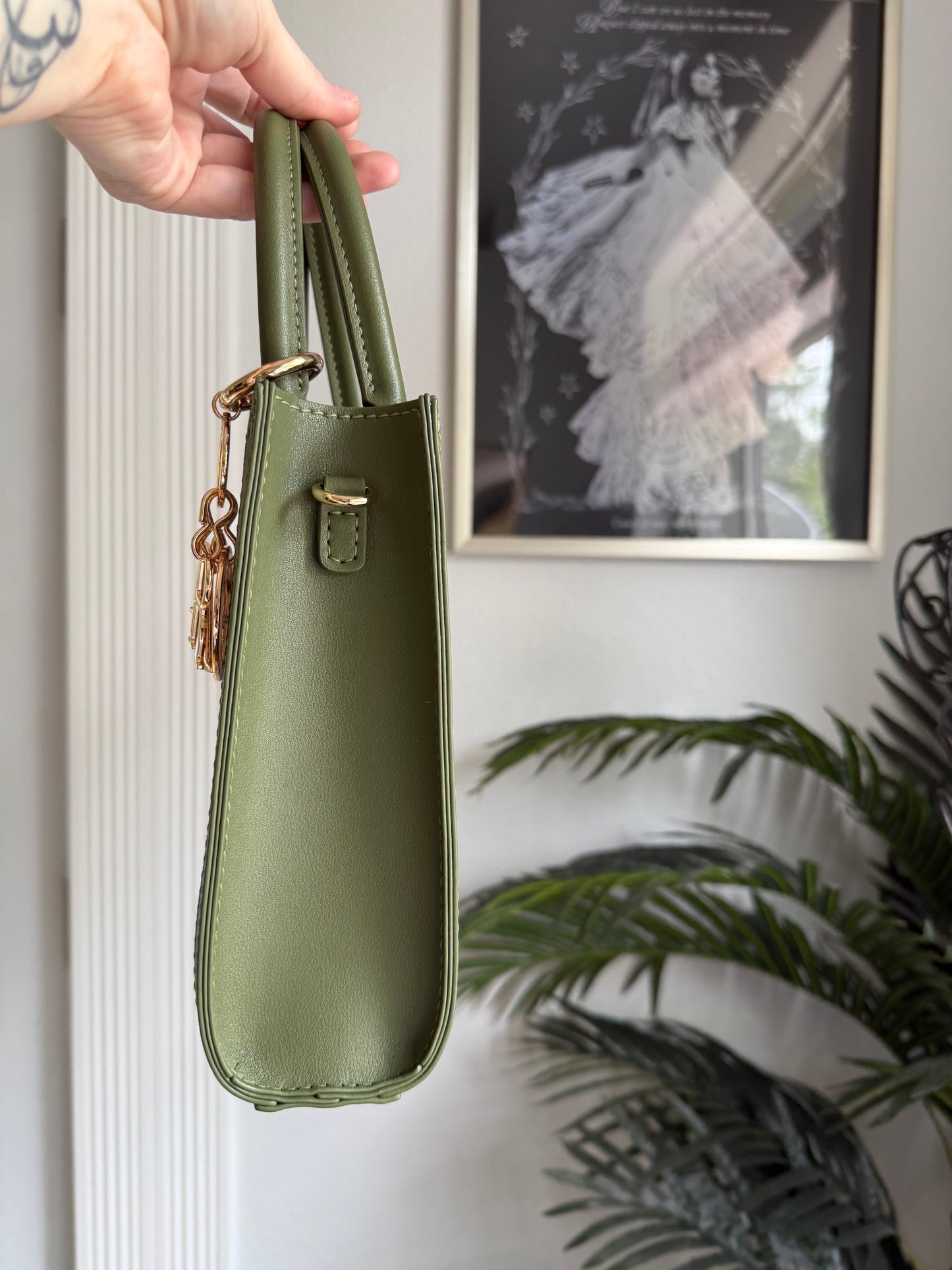 The HONEY Tote || Handmade Upcycled Luxury Dior Butterflies Dusty Bag