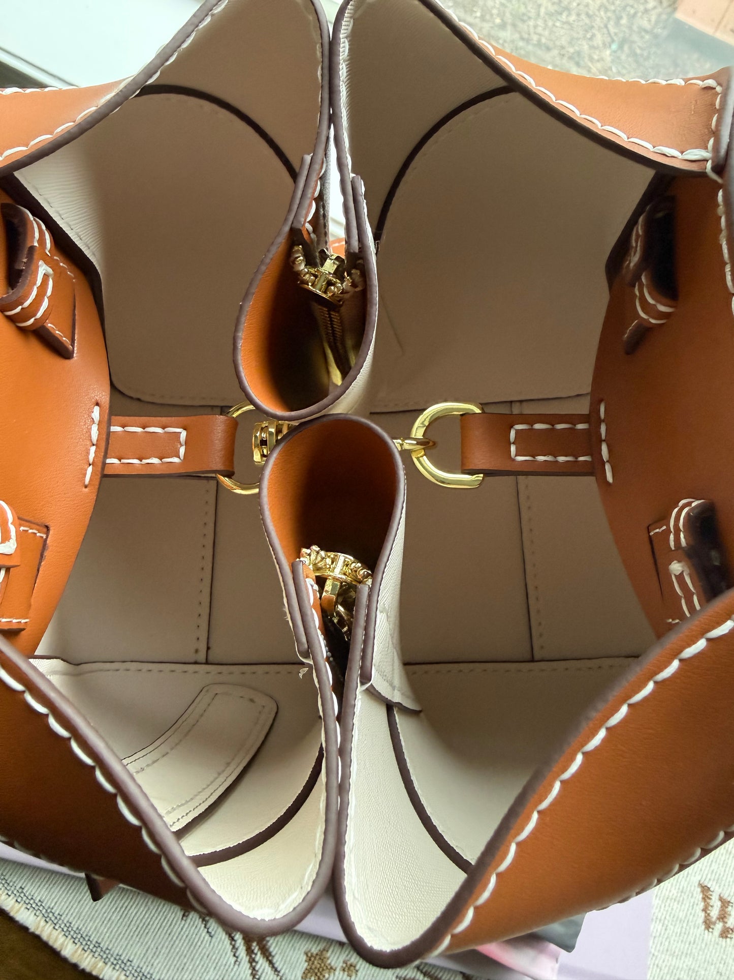 Handmade Leather Hammock Bag