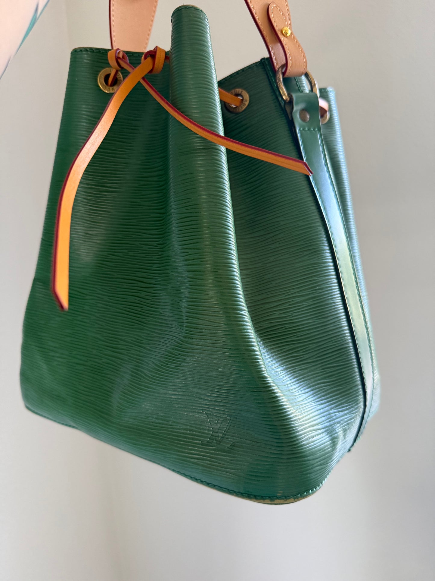 Authentic Preloved Vintage LV Petit Noe in Green Epi Leather