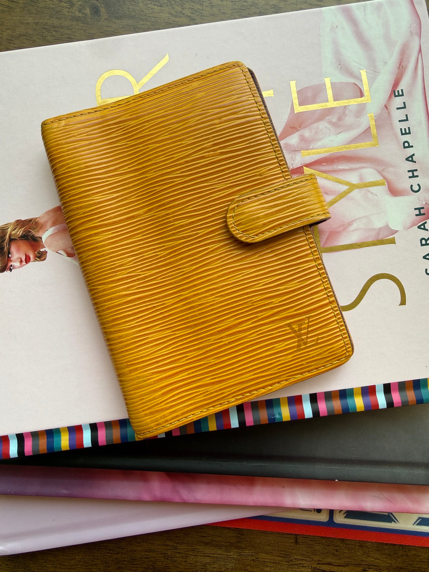 Authentic Preloved Vintage LV Agenda PM in Yellow Epi Leather *Sold