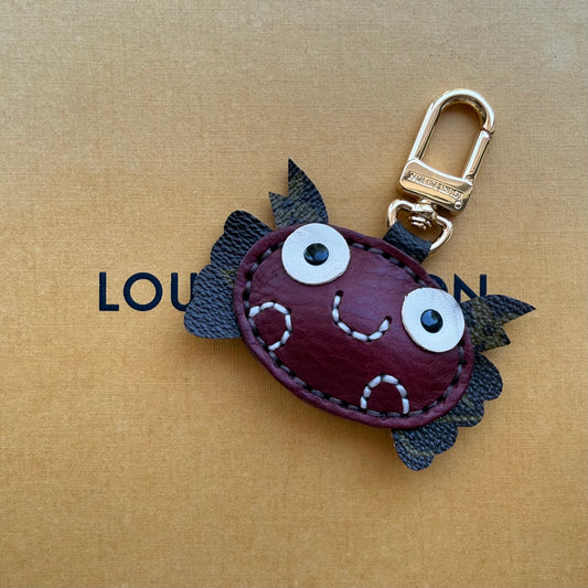 CHARLIE the Crab || Handmade Luxury Upcycled Sealife Bag Charm