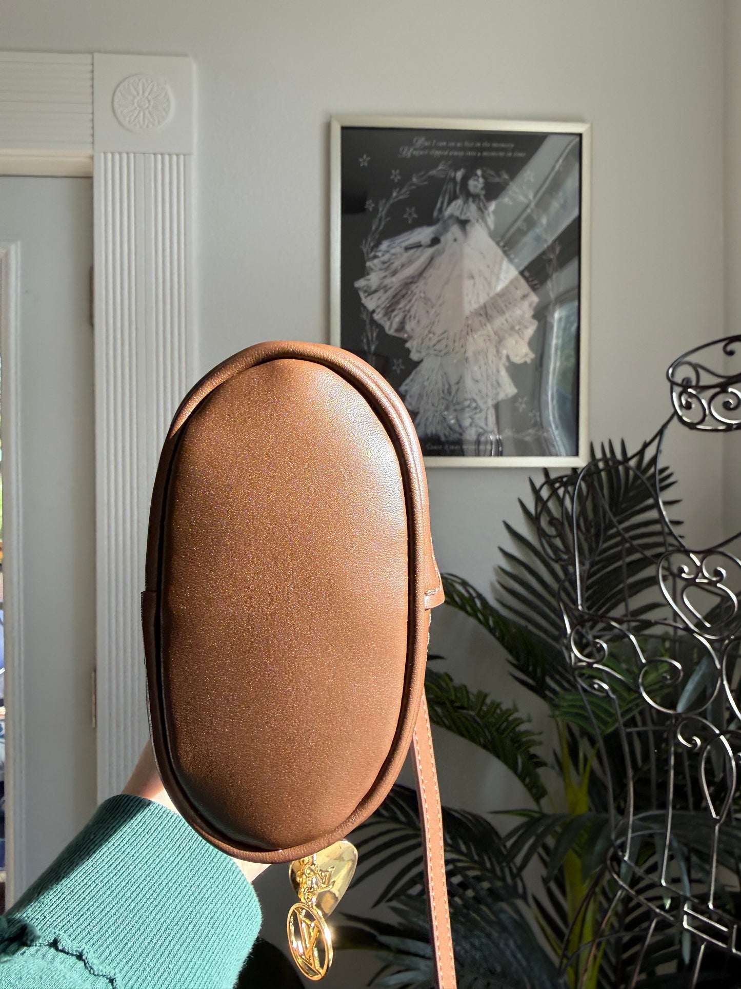 BEGIN AGAIN Leather & Mono Handmade Upcycled Mini Bag