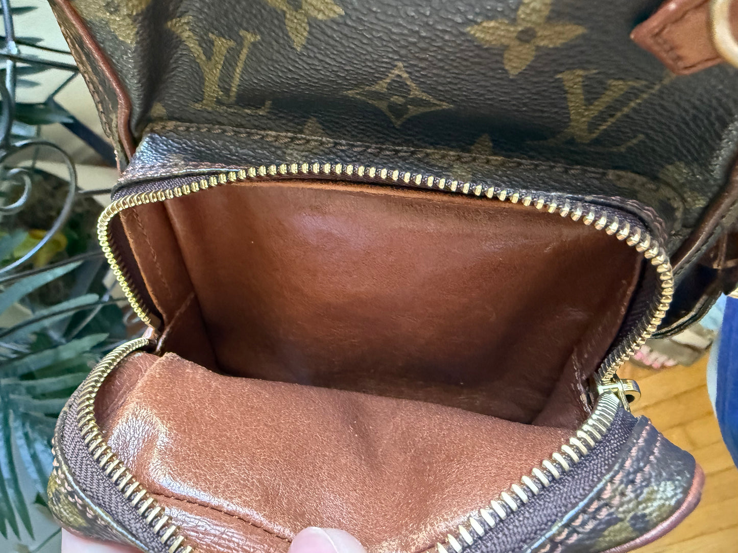 Authentic Preloved Vintage LV Mini Amazone Crossbody with Charm