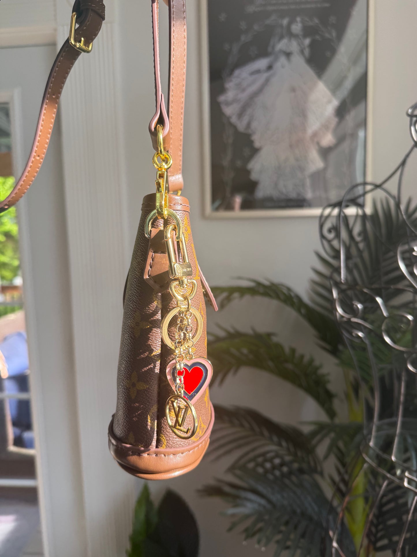 BEGIN AGAIN Leather & Mono Handmade Upcycled Mini Bag