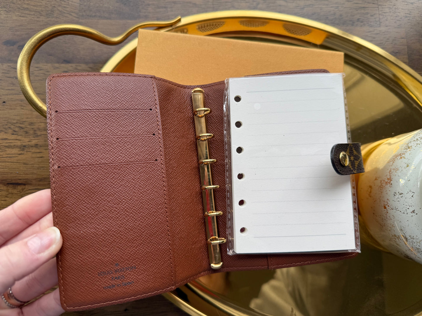 BOSS UP Preloved LV Agenda PM in Mono Canvas