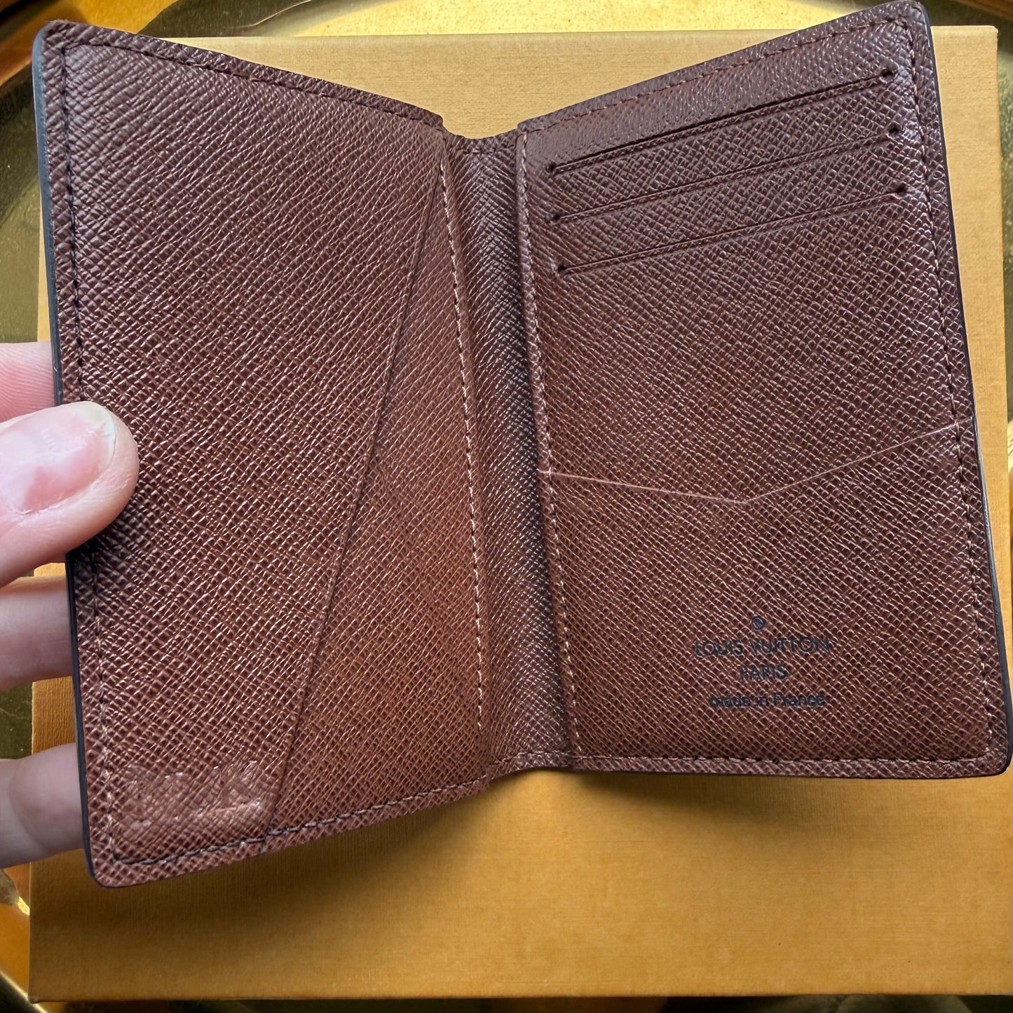 Preloved Authentic Vintage LV Mono Pocket Organizer