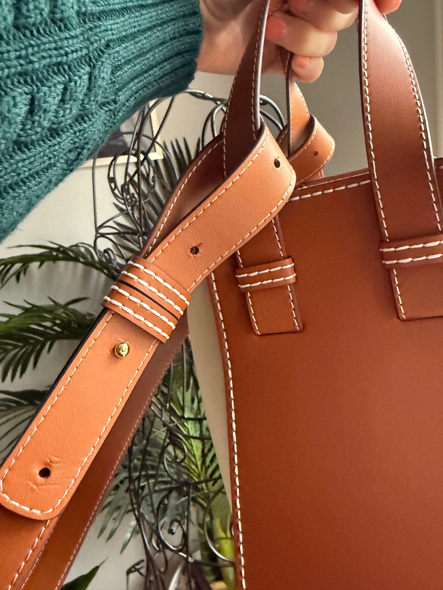Handmade Leather Hammock Bag