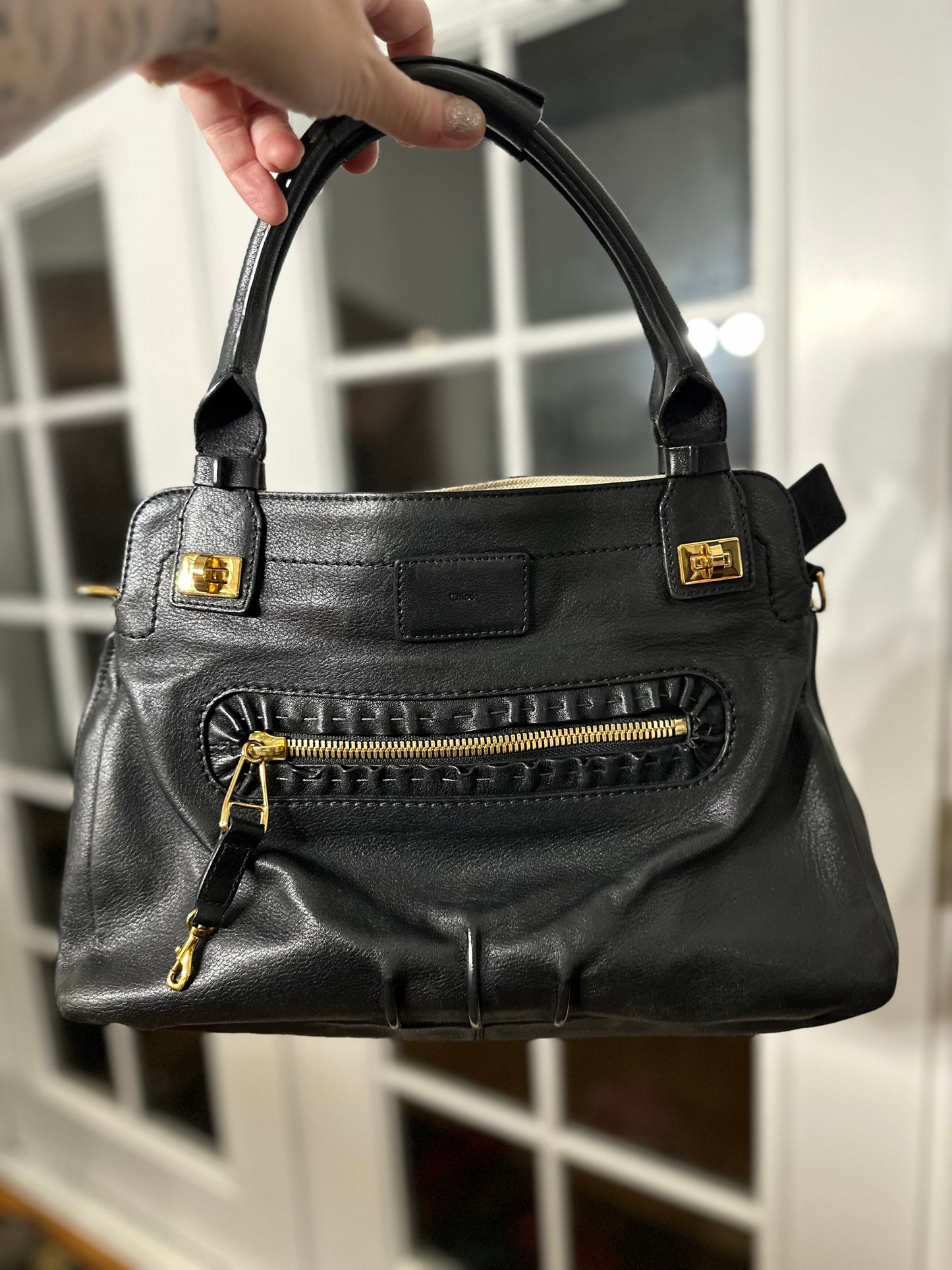 Authentic Preloved CHLOE Margaret Bag in Black