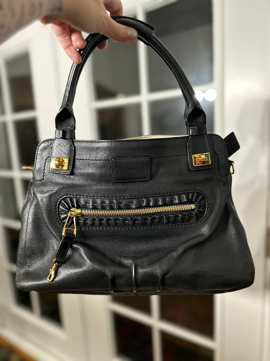 Authentic Preloved CHLOE Margaret Bag in Black