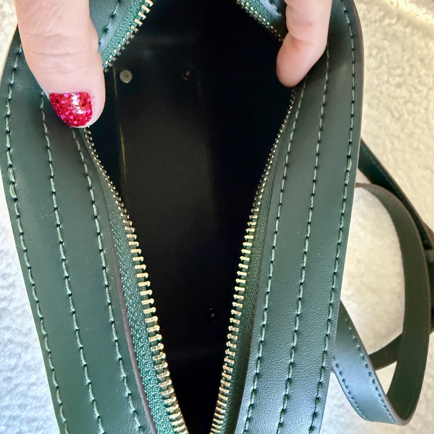 SOLD * The AMERICANA Crossbody || Handmade Upcycled Luxury Green Bag