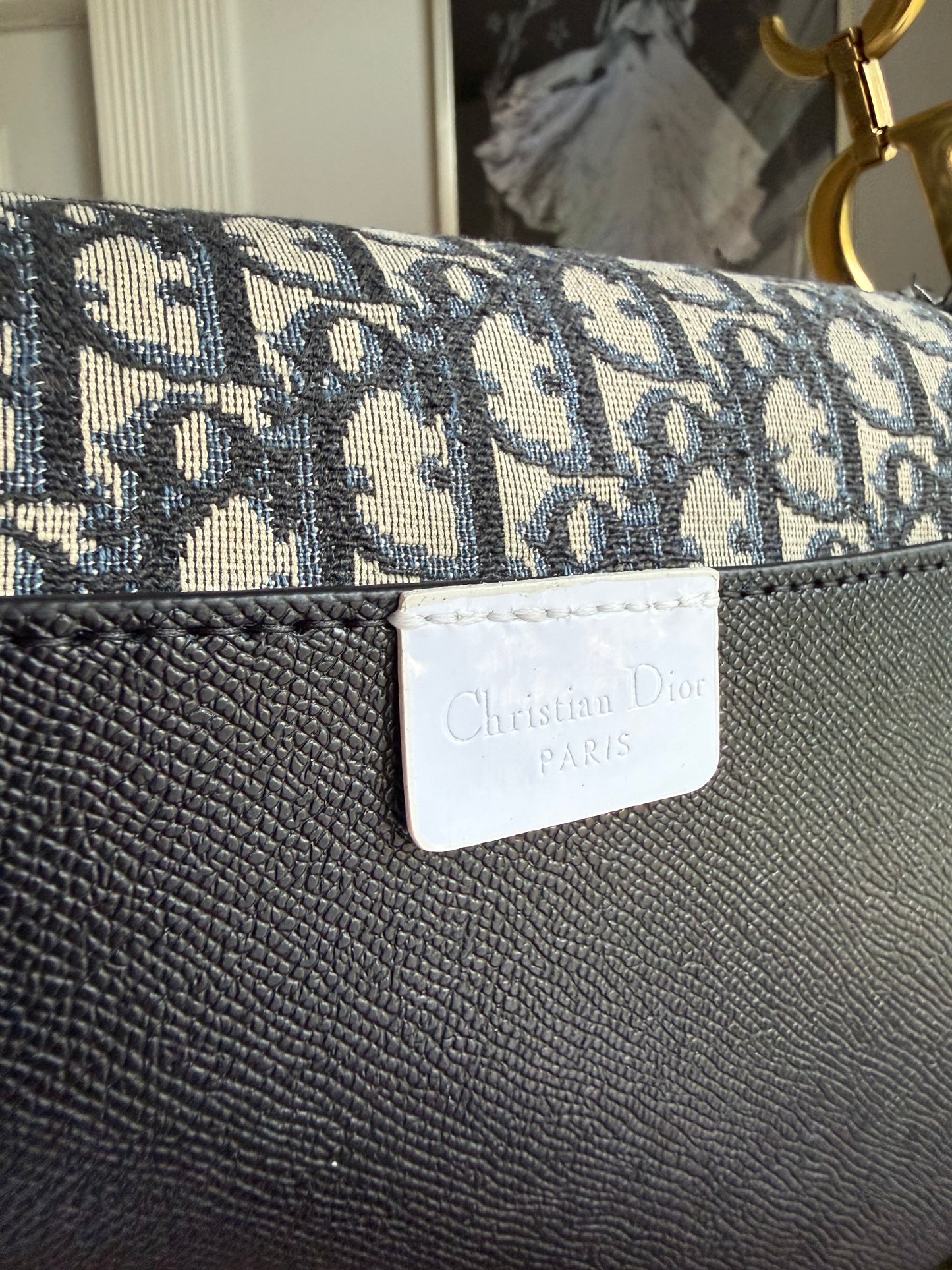 The WHITE HORSE Bag in Authentic Dior Textile