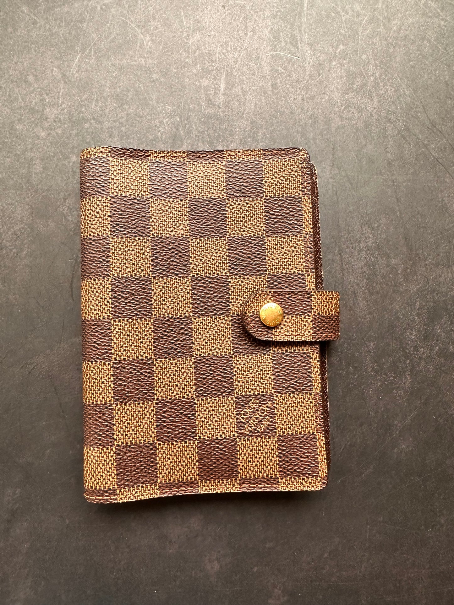 Authentic Vintage LV Damier Ebene Agenda PM