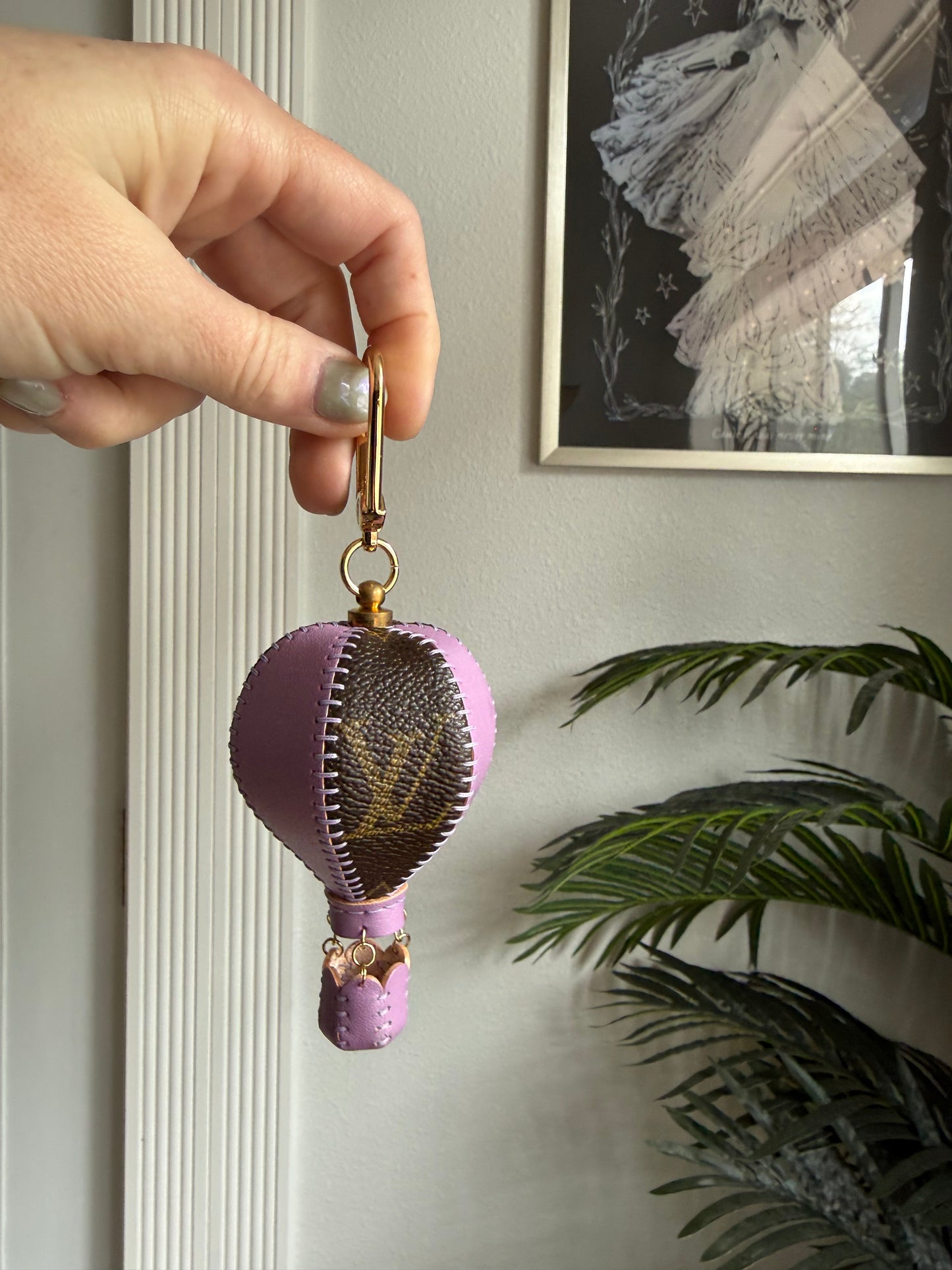 LAVENDER HAZE Hot Air Balloon Charm
