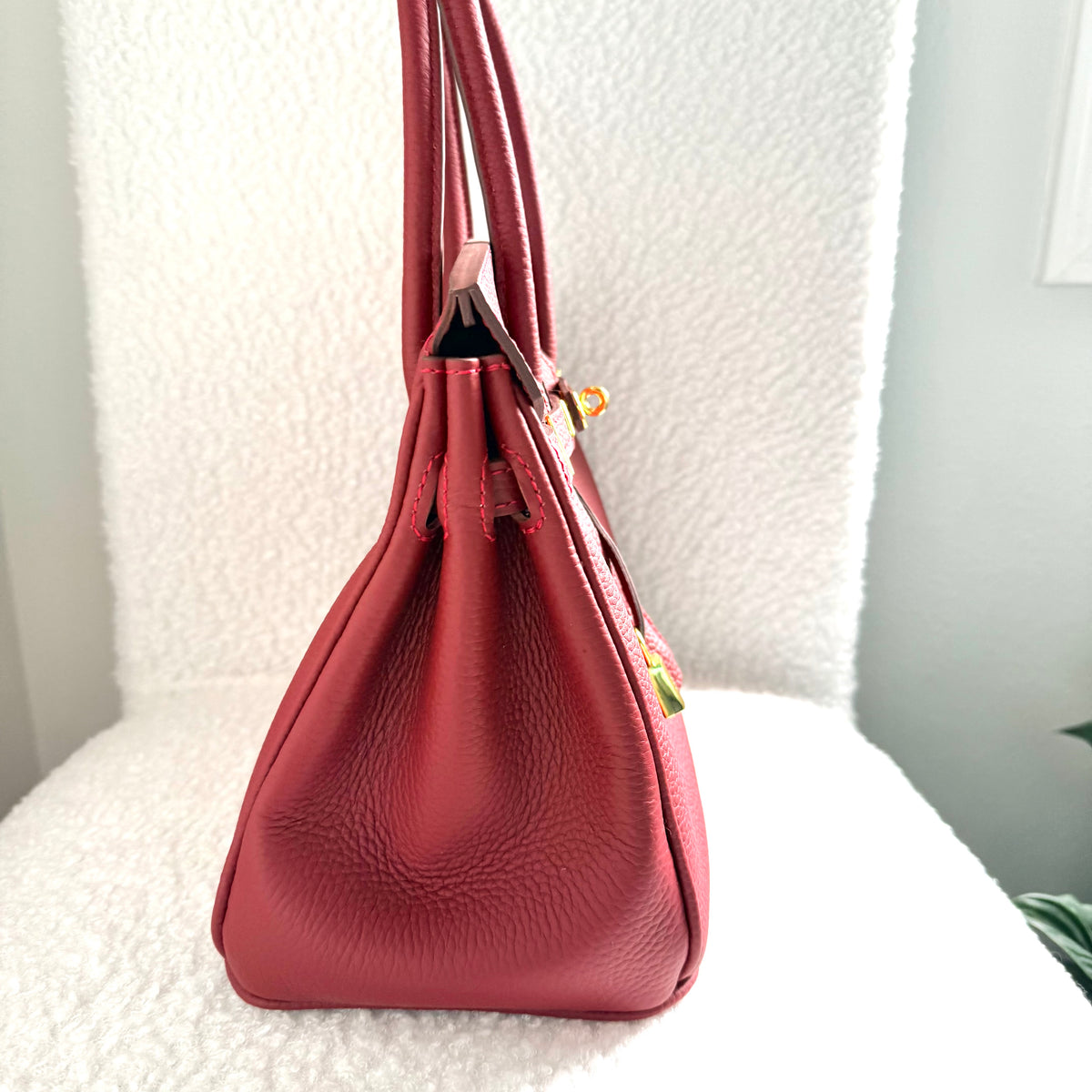 The SWIRKIN 30 || Handmade Handbag in Wine Country Maroon