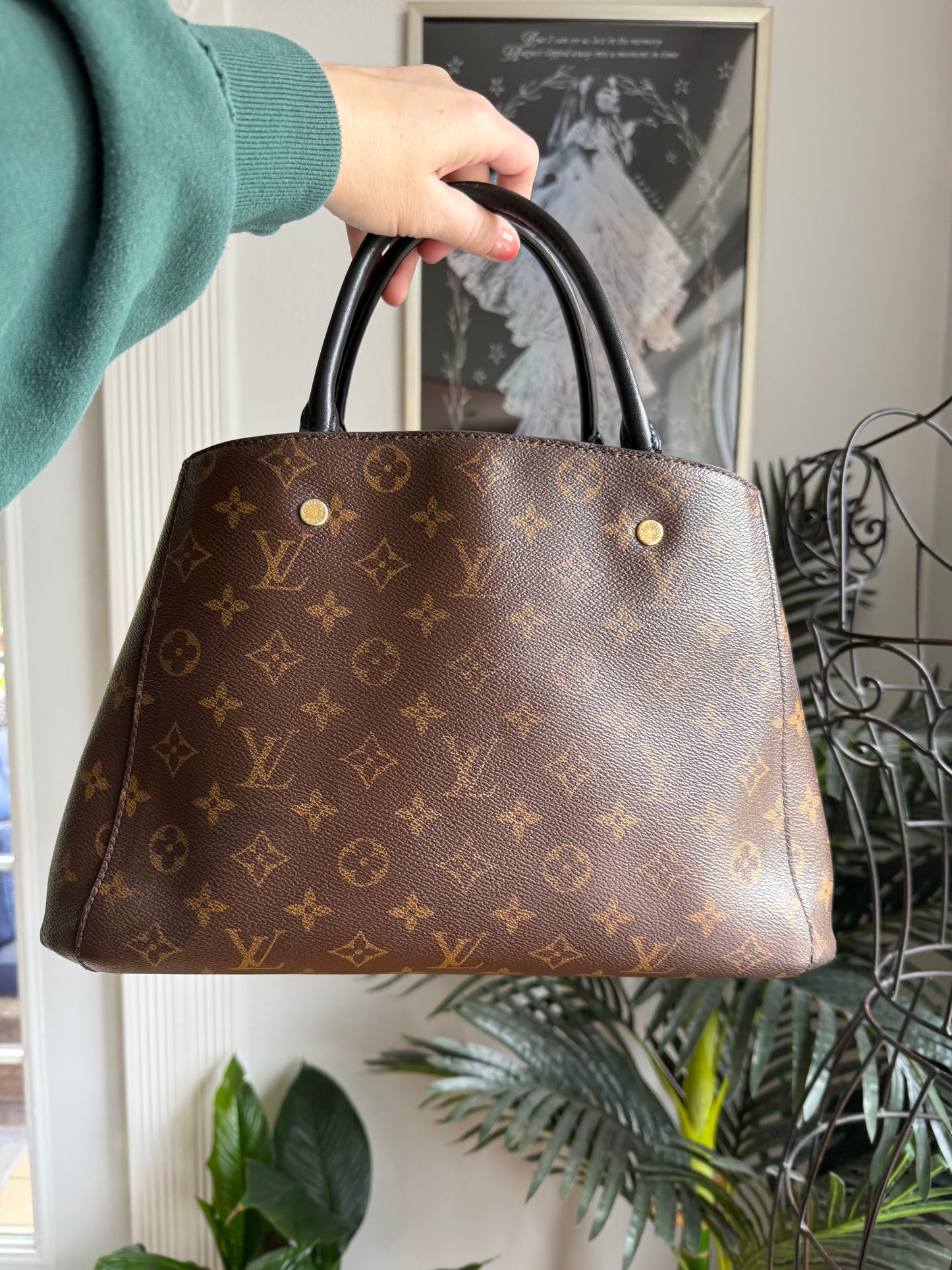 Preloved Restored Authentic LV Montaigne MM Two Way Bag