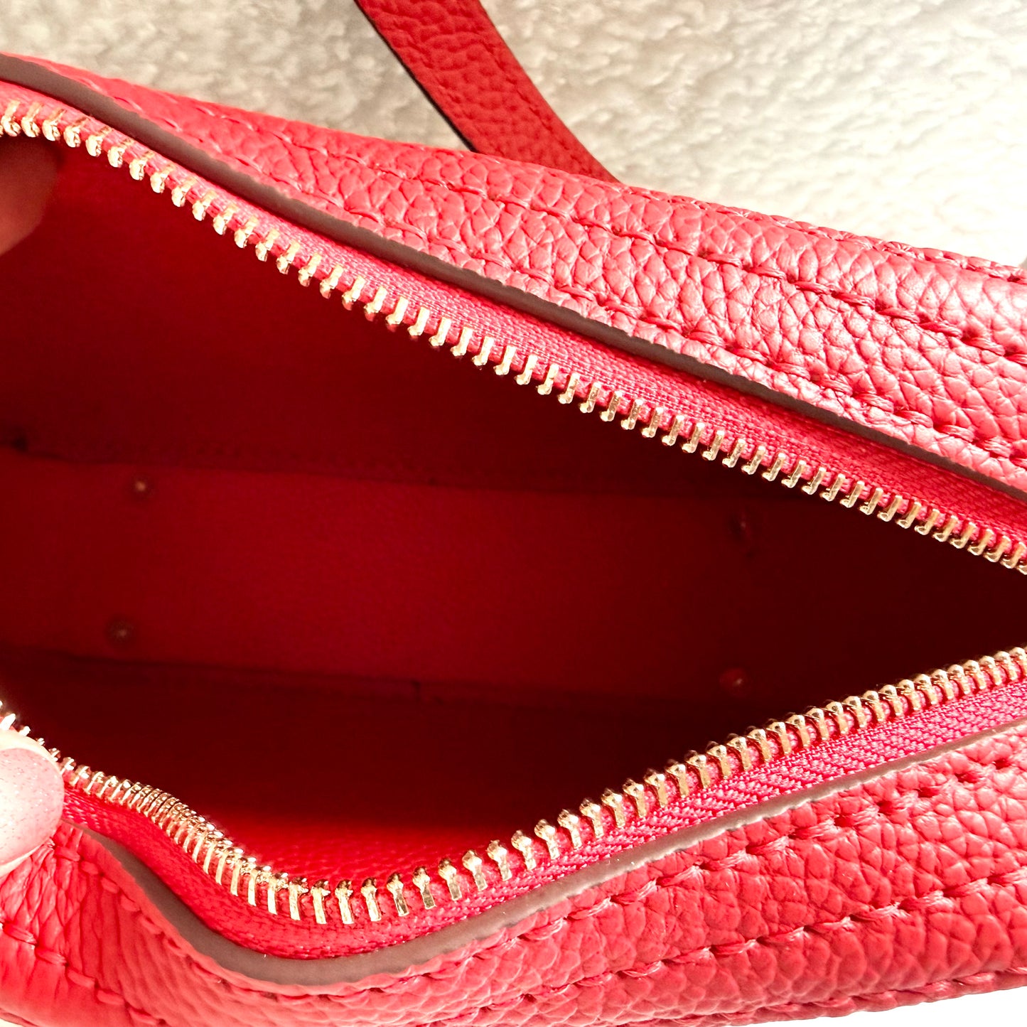 The AMERICANA Crossbody || Handmade Upcycled Luxury Monogram Canvas Cherry Crossbody Bag