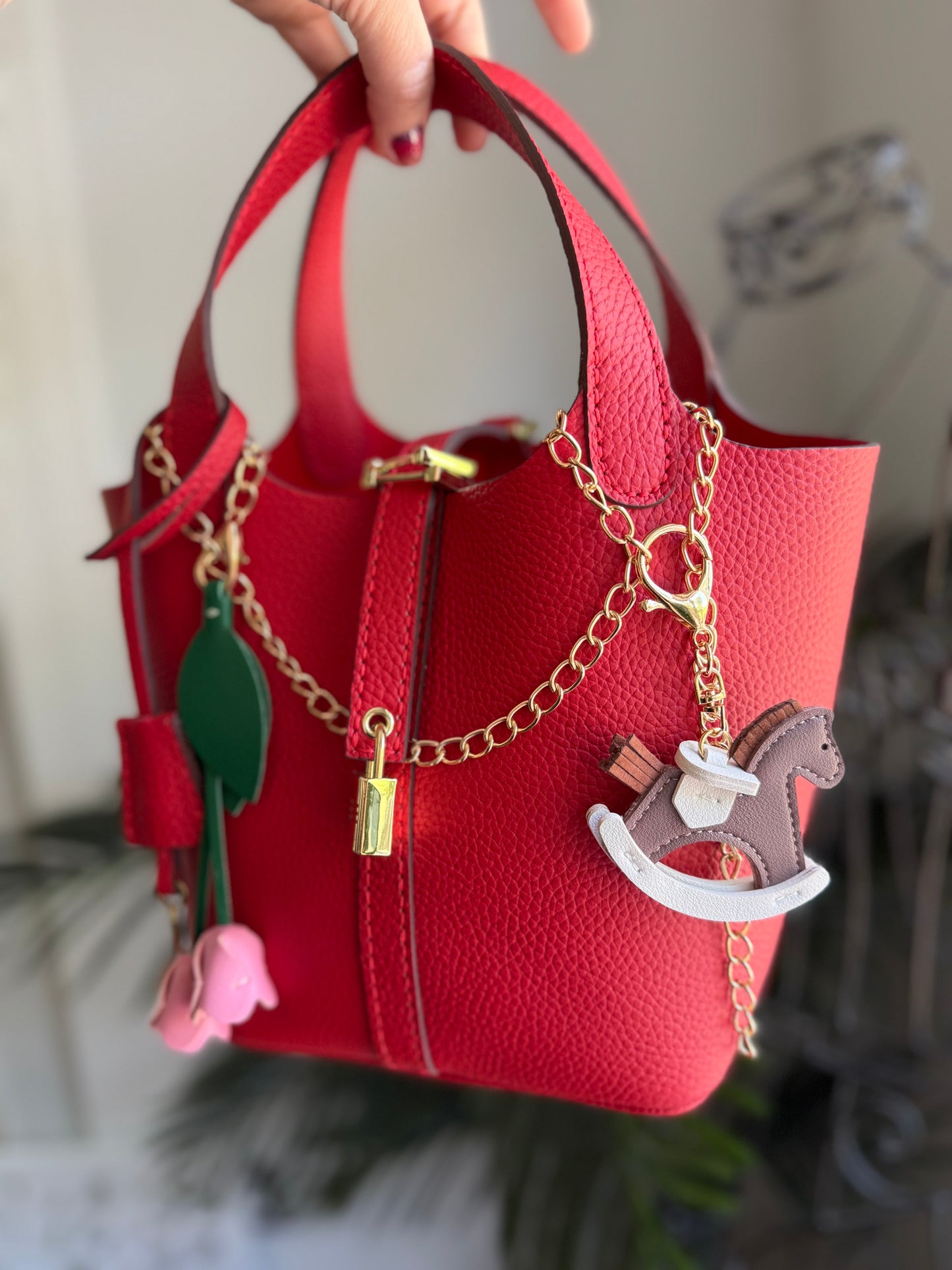 Mama SWICOTIN Handbag in Red