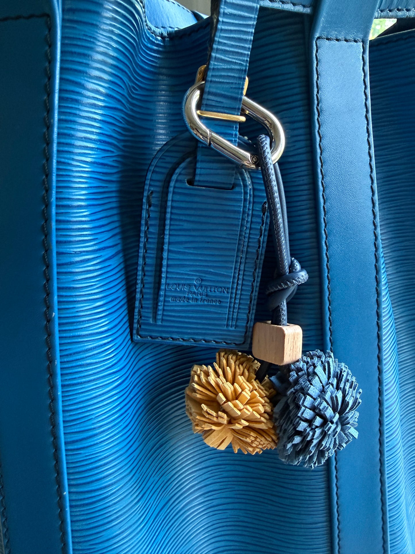 Authentic Preloved Randonnee Backpack in Blue Epi Leather *Sold