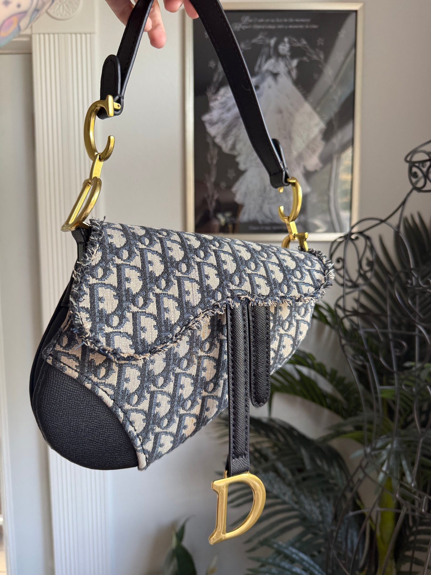 The WHITE HORSE Bag in Authentic Dior Textile