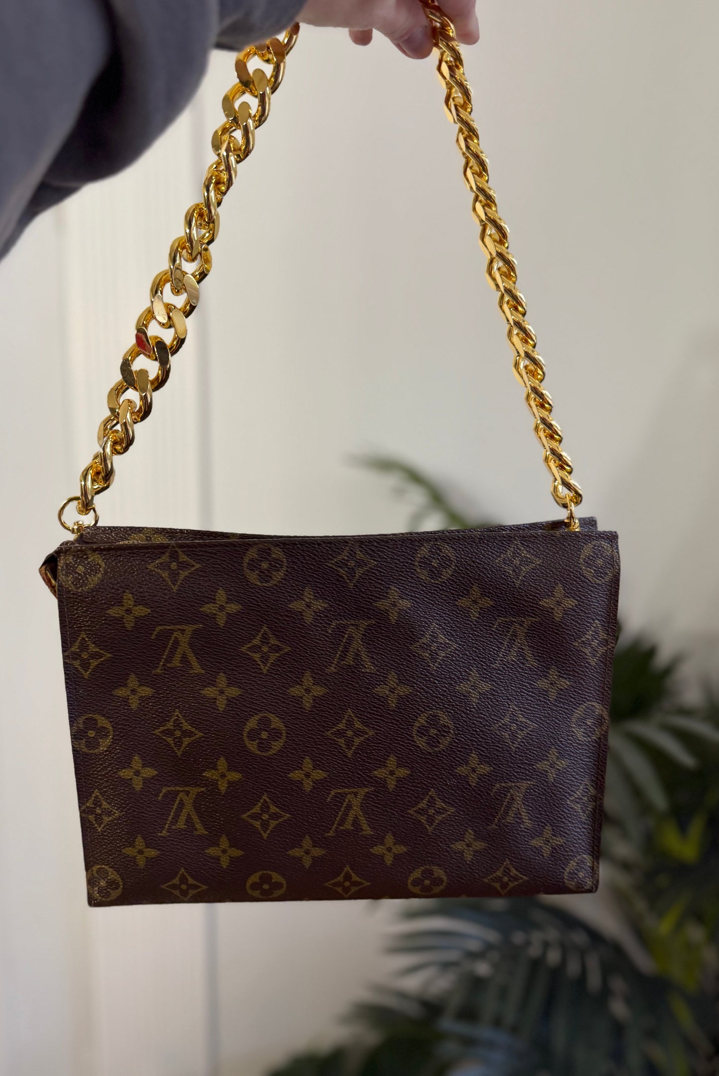 WISHLIST Reimagined Authentic Pre-Loved Vintage Poche Toilette on Chain