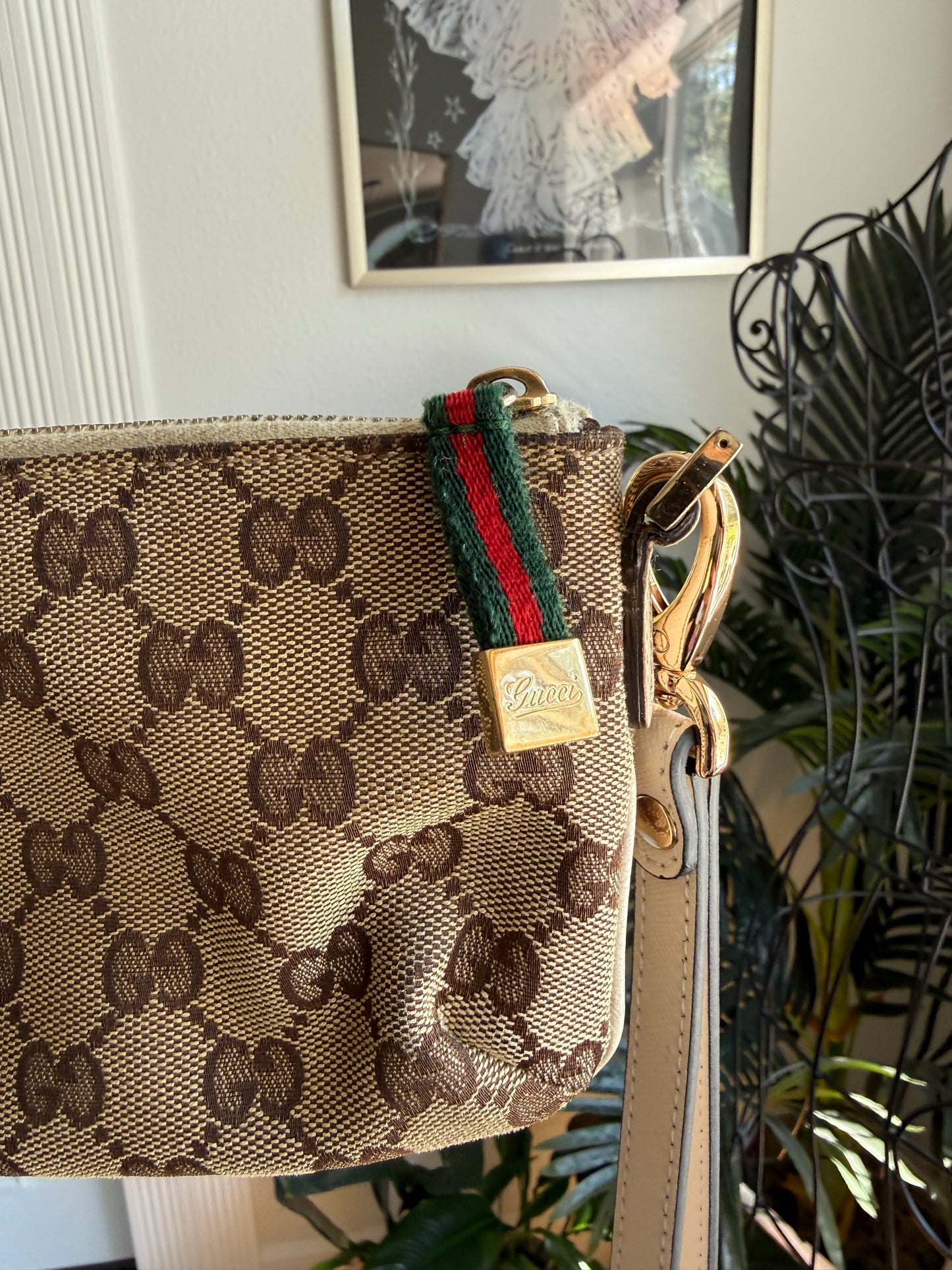 Authentic Preloved Reimagined Gucci Wristlet