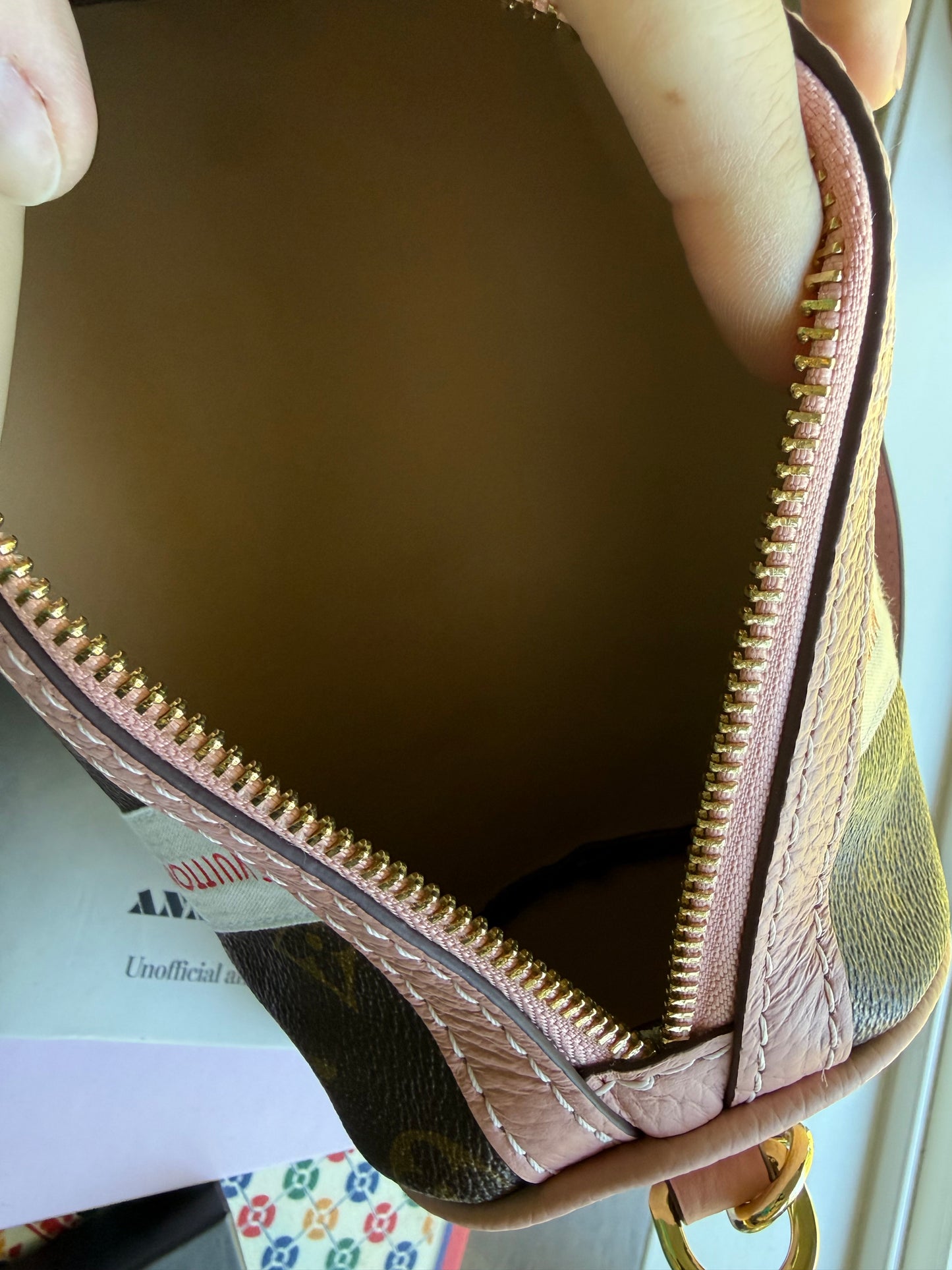 { AIMEE } Handmade Pink + Mono Whimsy Ribbon Barrel Bag