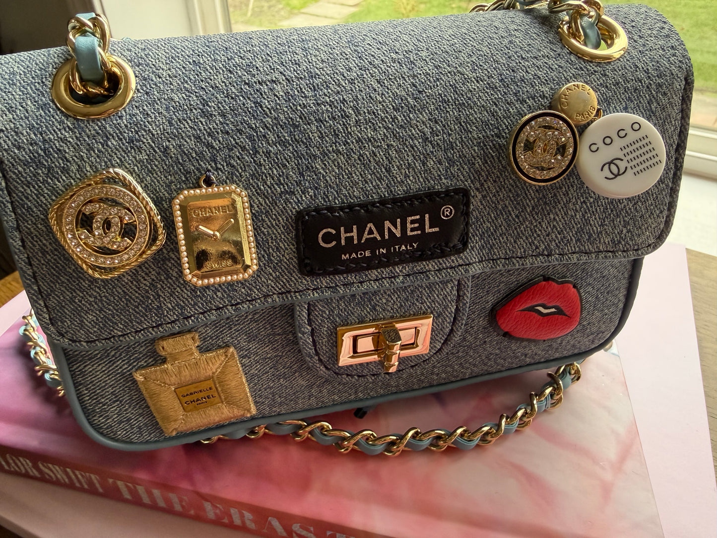 Handmade Reimagined CC Charmed Denim Bag