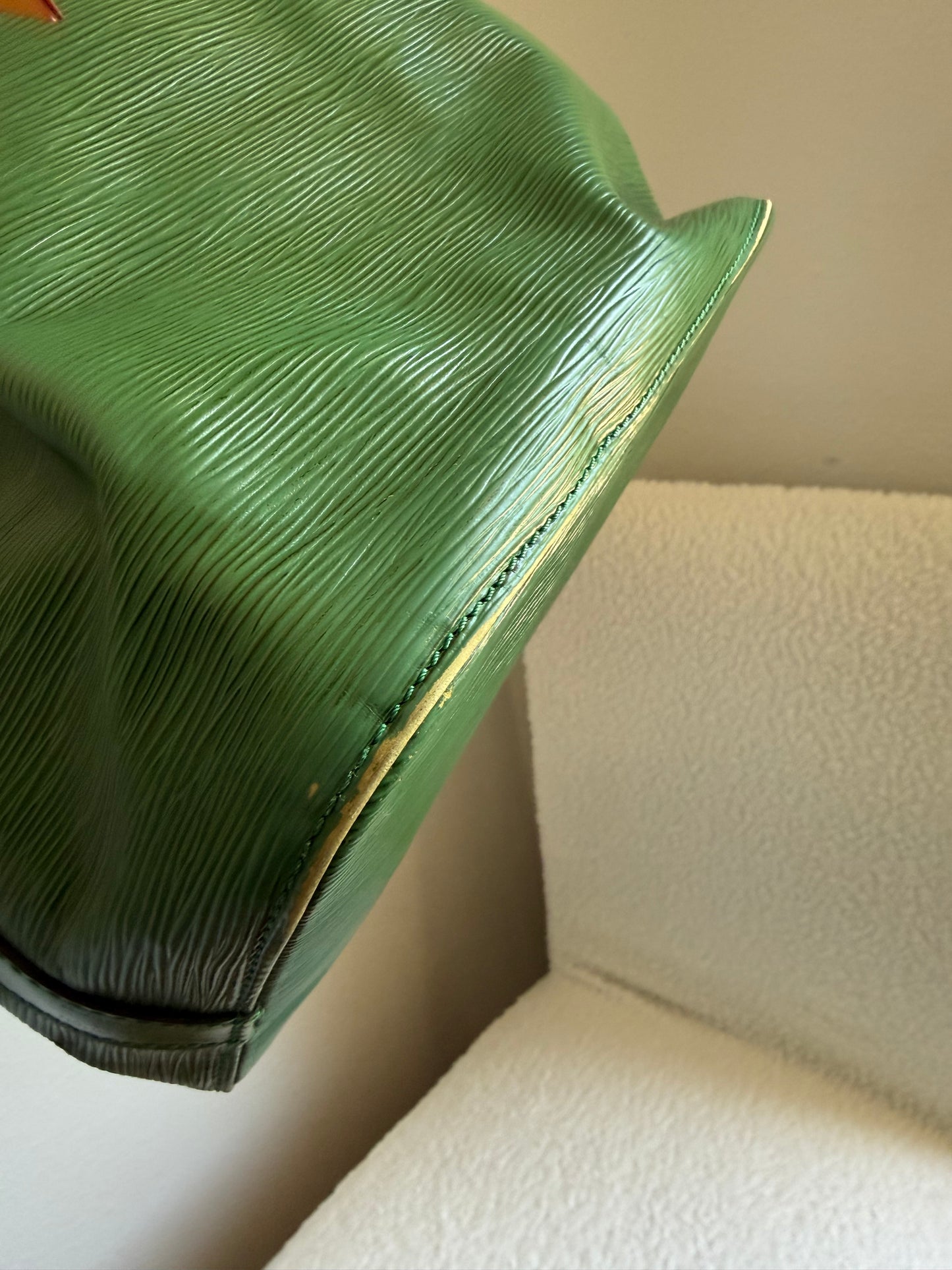 Authentic Preloved Vintage LV Petit Noe in Green Epi Leather