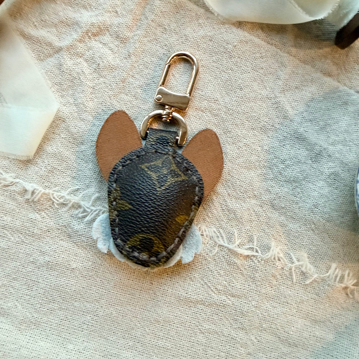 Handmade Terrier Dog Bag Charm