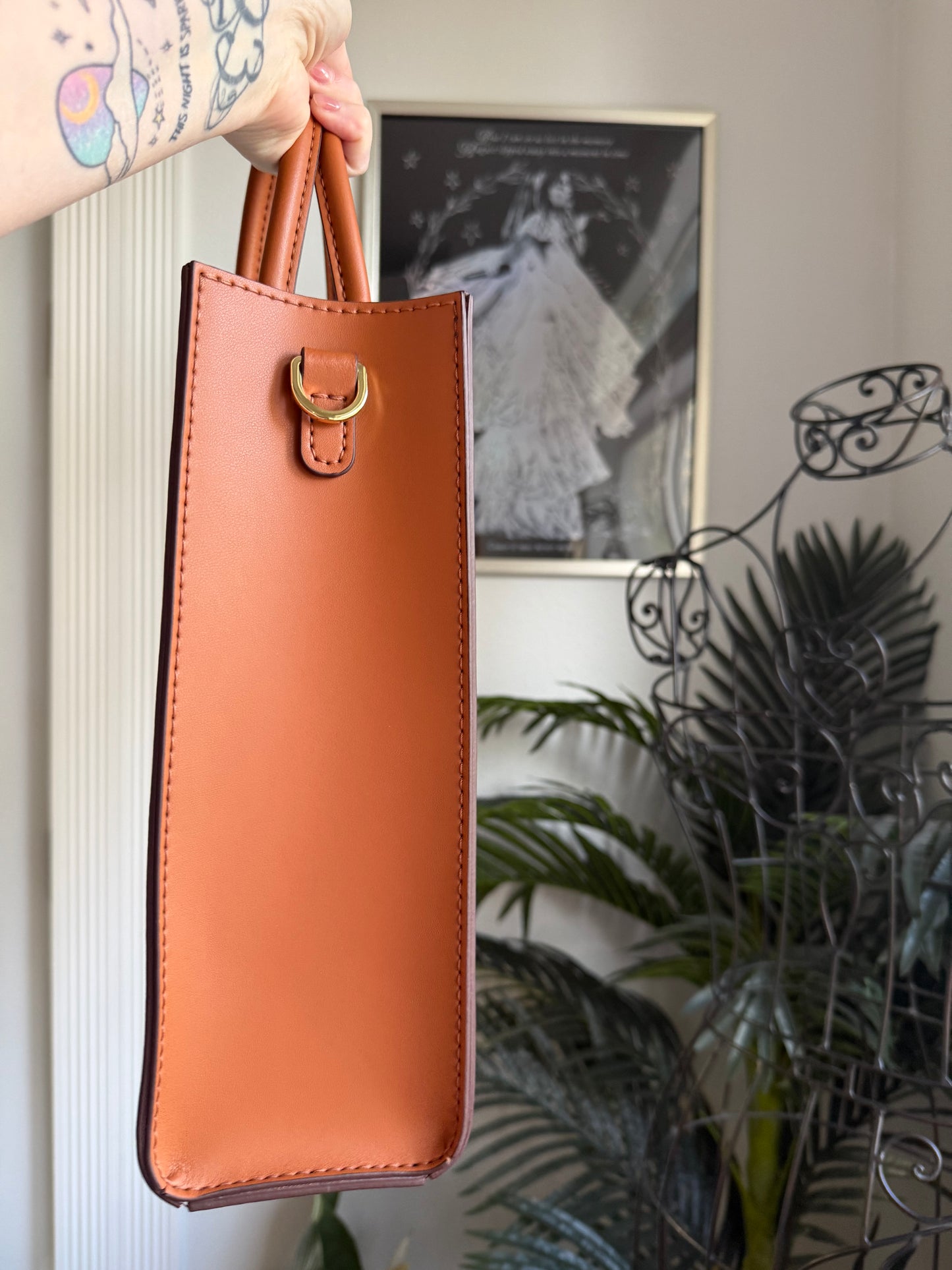 THE SABRINA TOTE Authentic Navy Celine Dusty