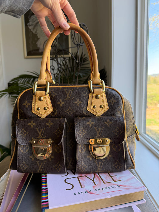 Authentic Preloved LV Mono Manhattan PM Y2K